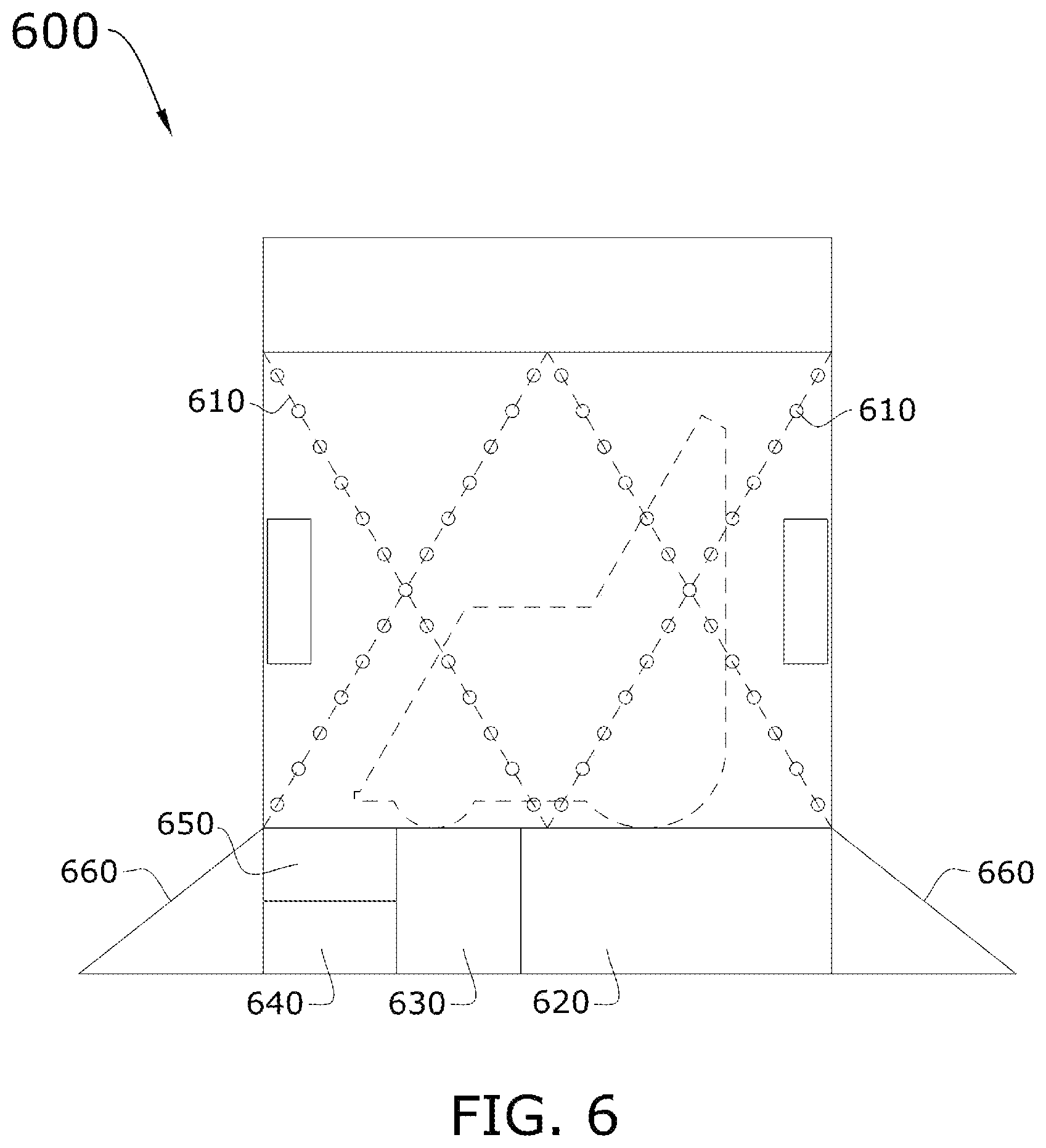 US 11,191,597 B1 patent drawing - the cleaning chamber