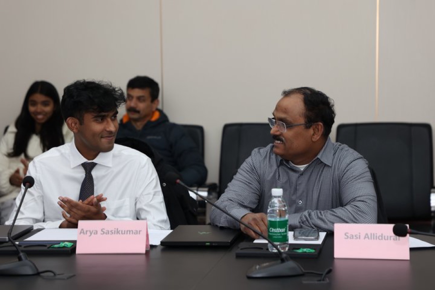 In discussion at the exchange