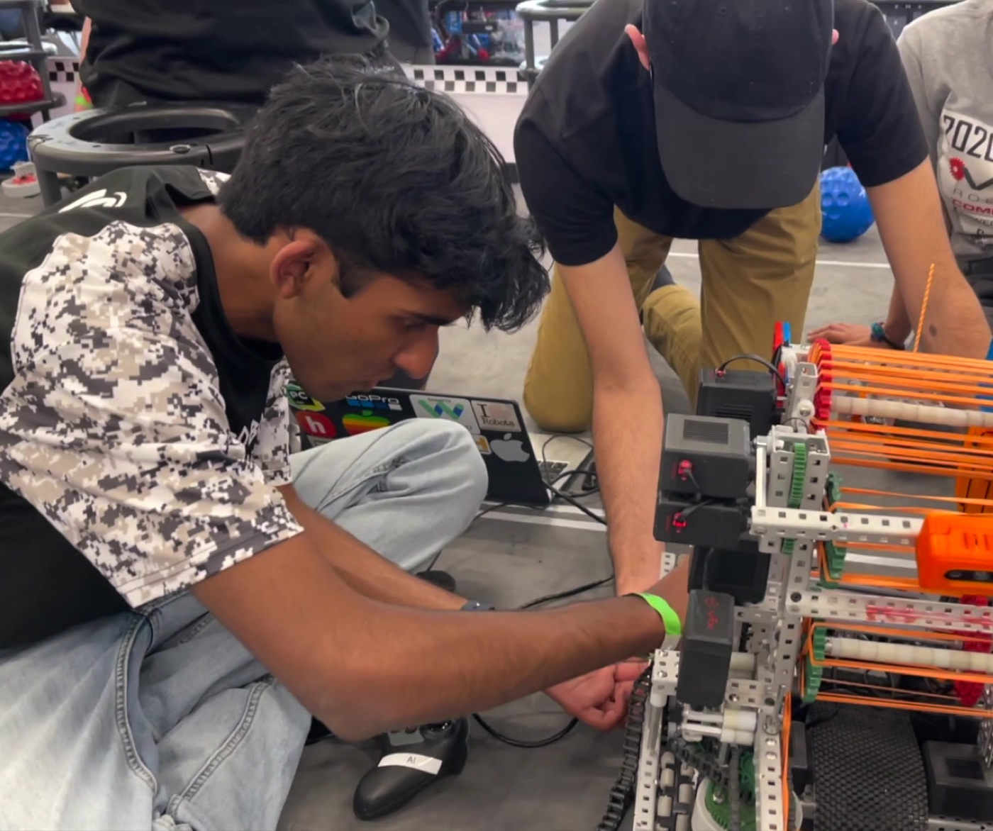 Tuning the robot in the pits between matches
